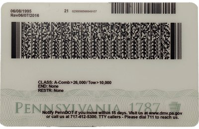 Pennsylvania (PA) CDL